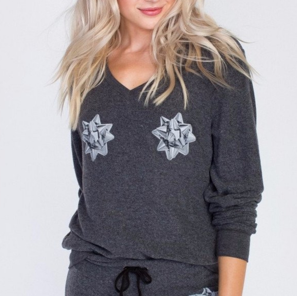 NWT Wildfox Baggy V Wrapping Party